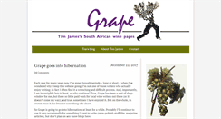 Desktop Screenshot of grape.co.za