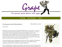 Tablet Screenshot of grape.co.za